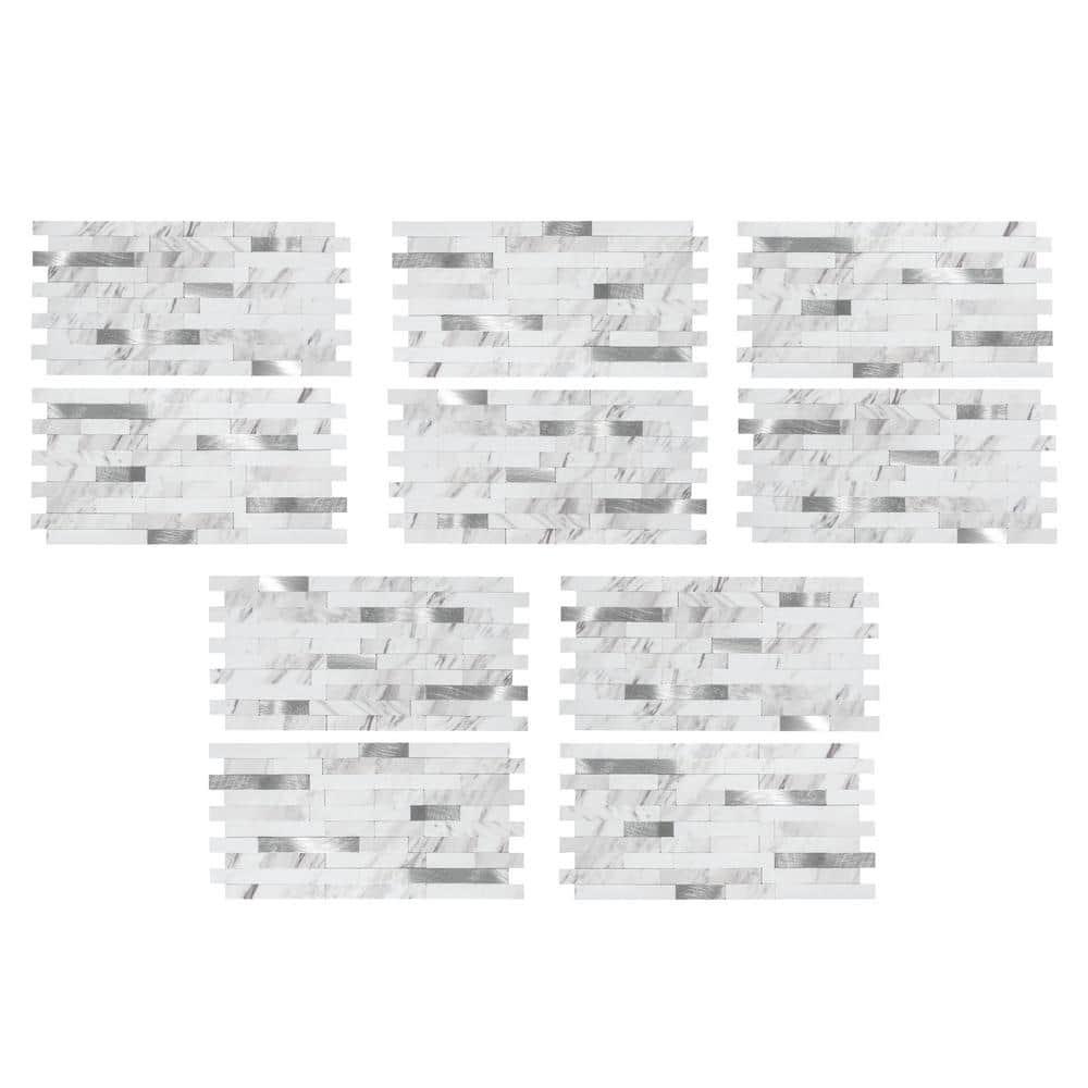 Aspect Aspect Peel and Stick Collage Tile (Set of 5)