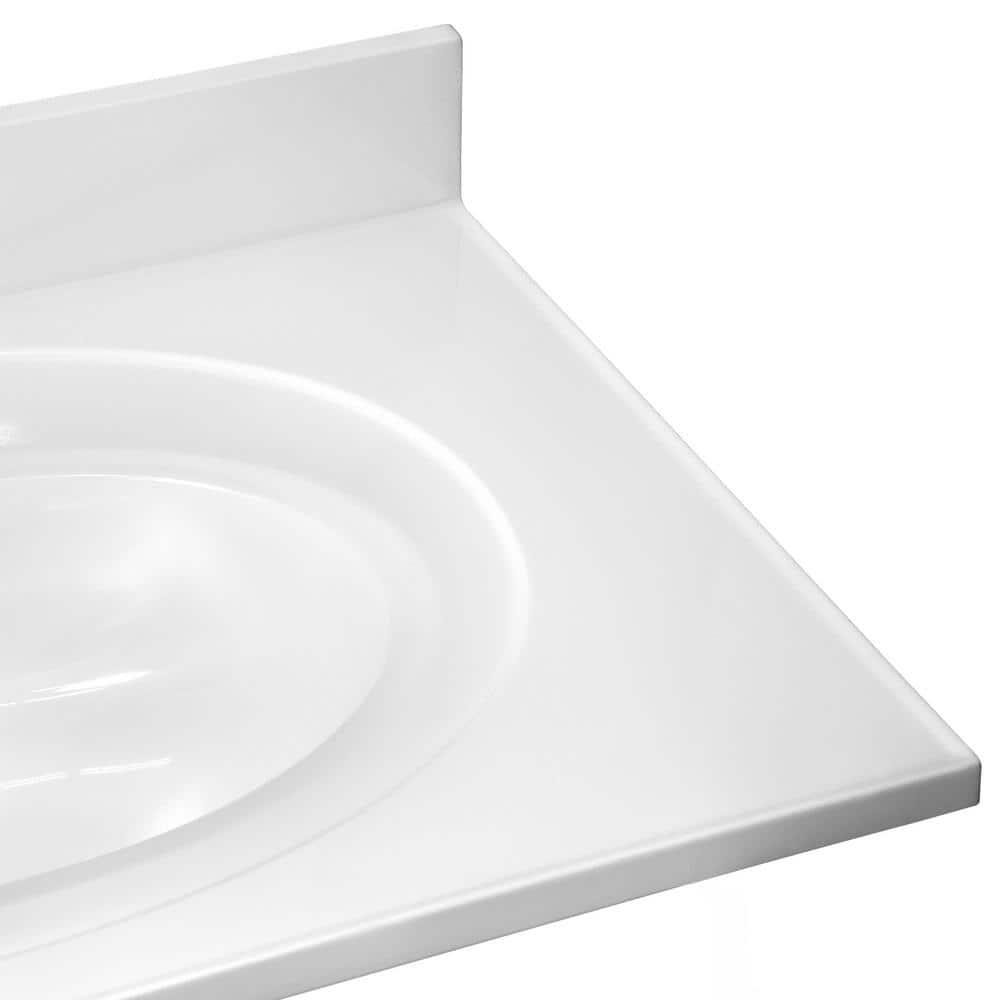 Cultured Marble Vanity Top with Backsplash