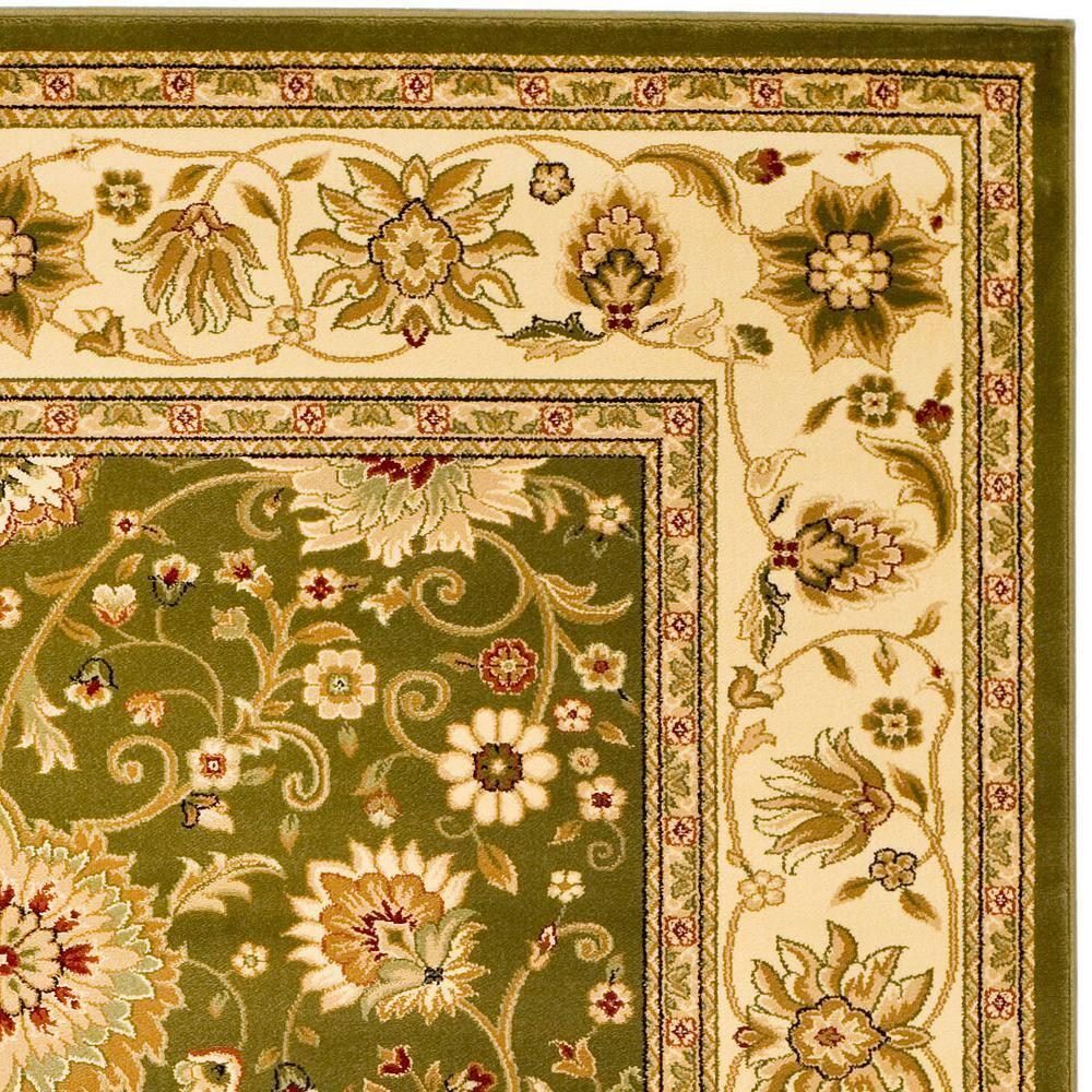 Lyndhurst LNH212 Power Loomed Area Rug - Sage/Ivory - 4'x6' - Safavieh