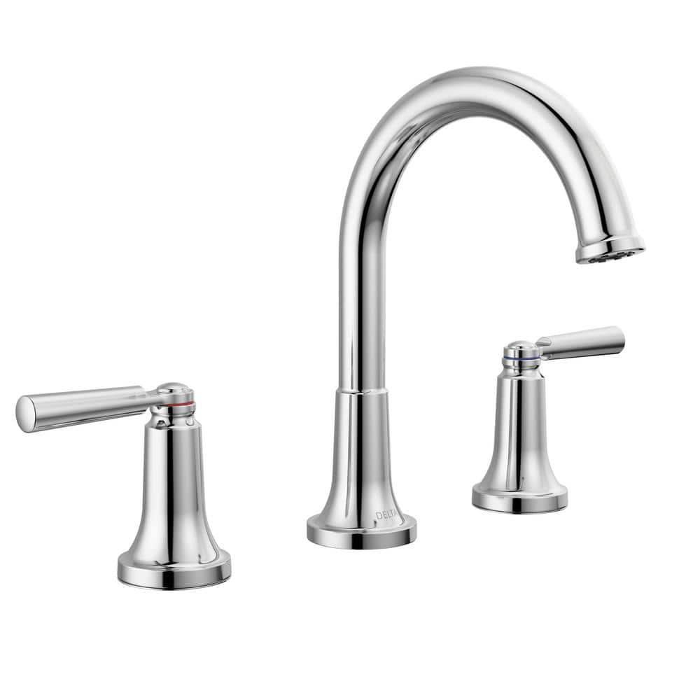 SAYLOR™ Widespread Bathroom Faucet 3 Hole, 2-handle Bathroom Sink Faucet with Drain Assembly