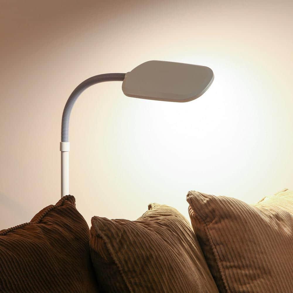 Brightech Litespan Slim 55 in. Industrial Dimmable LED Directional Task Floor Lamp