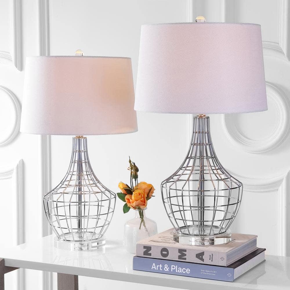 Danaris Table Lamp - 19 Inch Height - TBL4095 - Silver - Safavieh