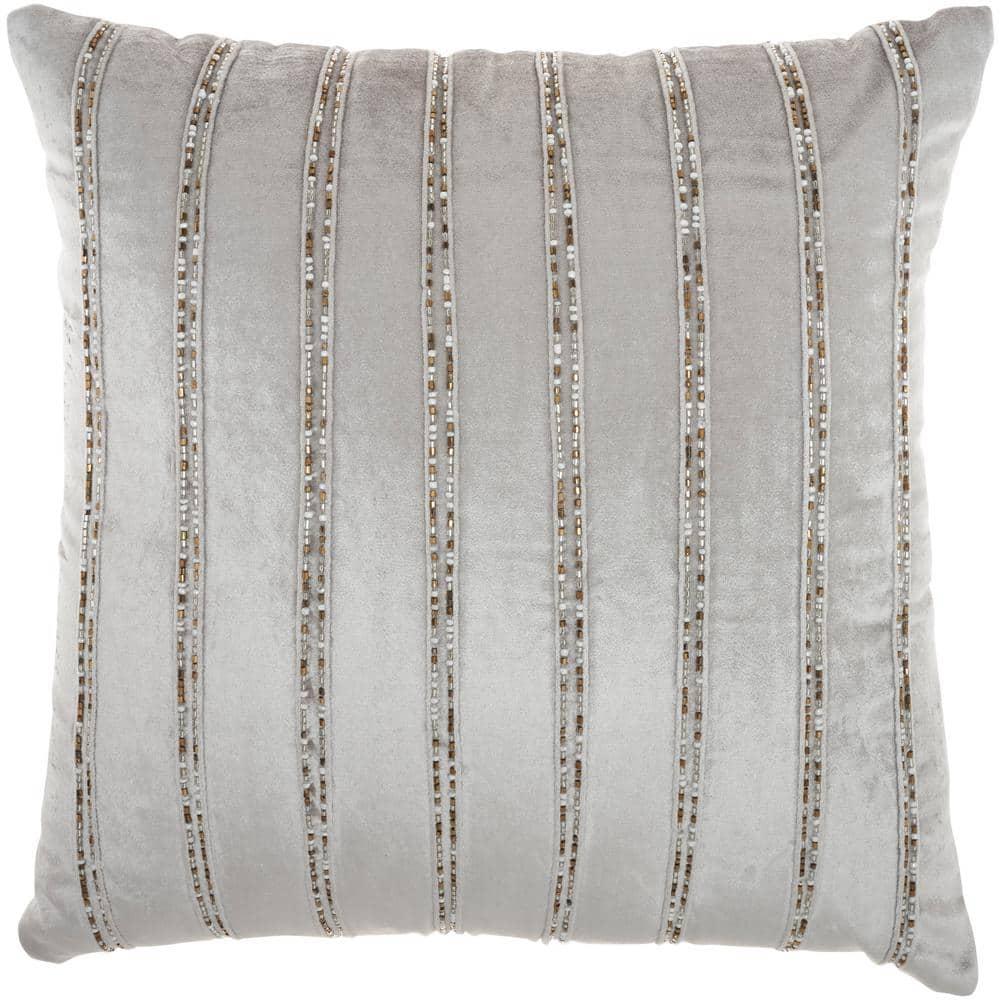 Mina Victory Sequined Velvet Throw Pillow