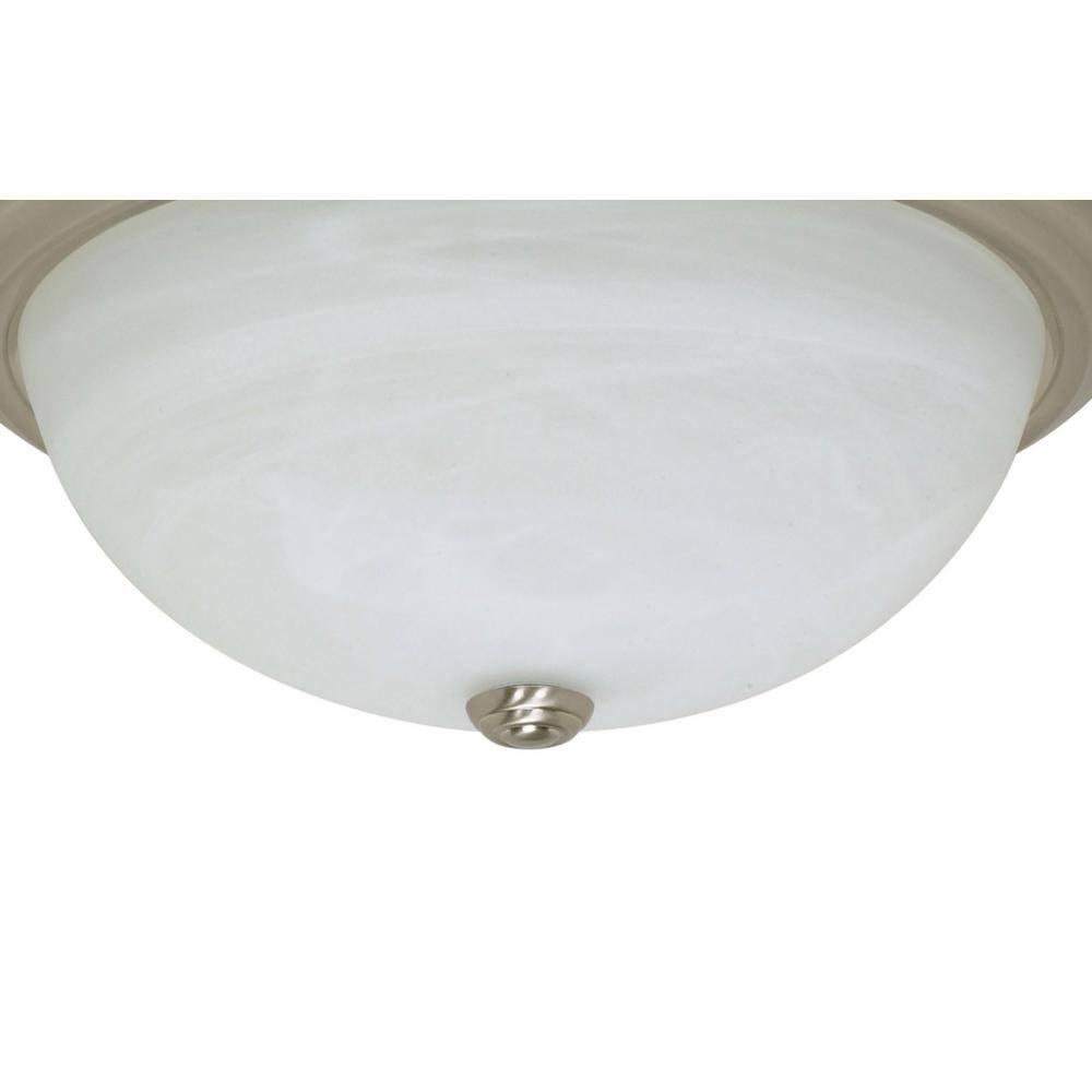 60/199-Nuvo Lighting-Three Light Flush Mount-15.25 Inches Wide by 6 Inches High