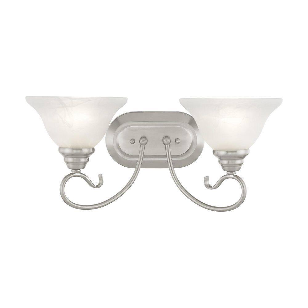 Livex Lighting Coronado 2 - Light Vanity in  Brushed Nickel