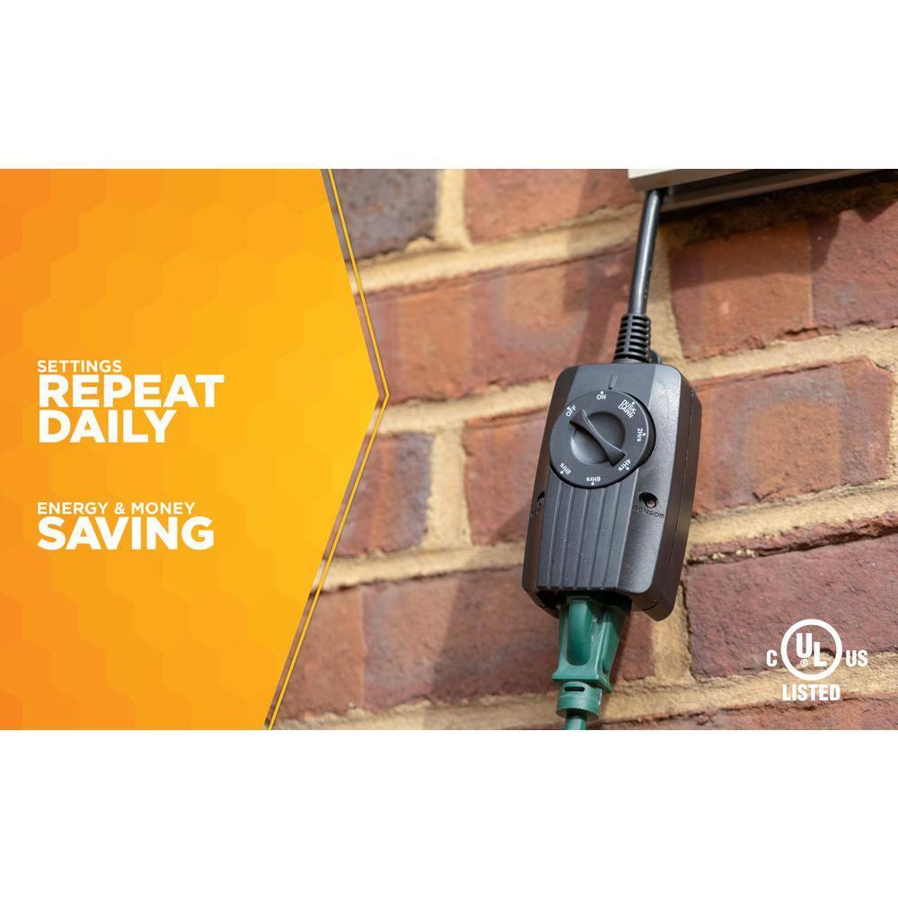 Woods 2001WD Outdoor 24 Hour Dusk until Dawn Outlet w/Photocell Light Sensor