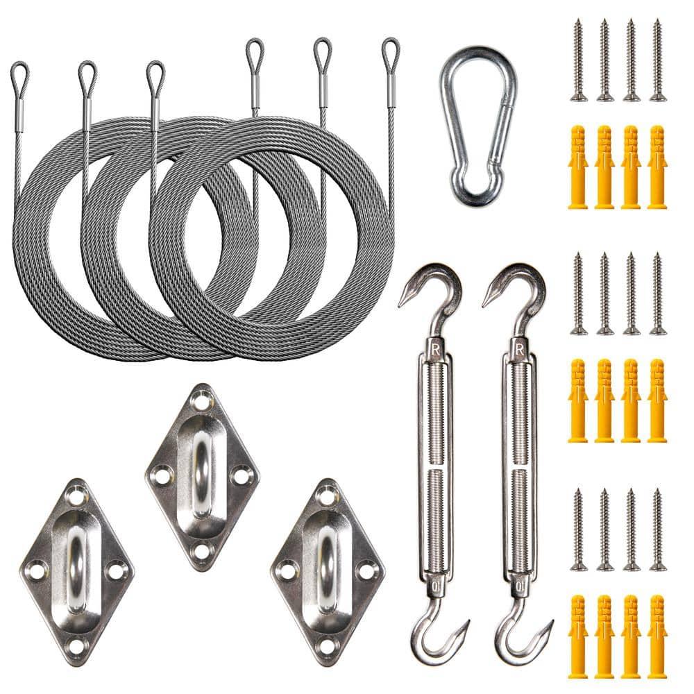 Royal Shade Triangle Super Ring Hardware Kit (Hardware Kits + Cable Wires)