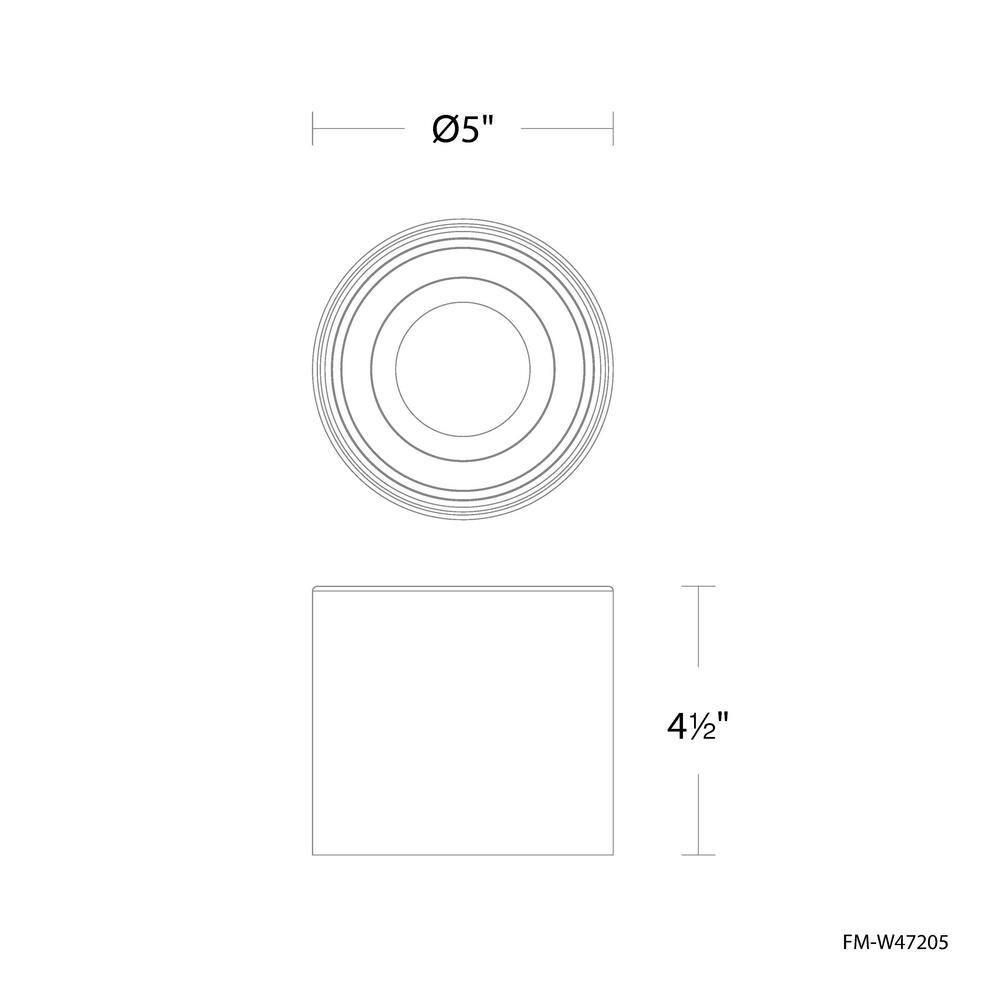 Downtown Glass LED Flush Mount