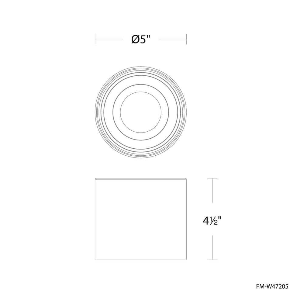 Downtown Glass LED Flush Mount