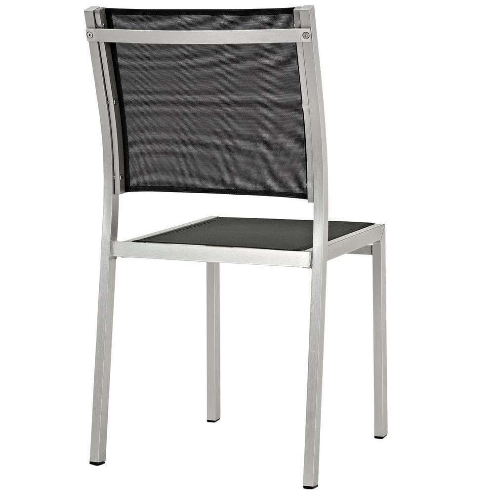 Modway Shore Side Chair Outdoor Patio Aluminum Set of 2