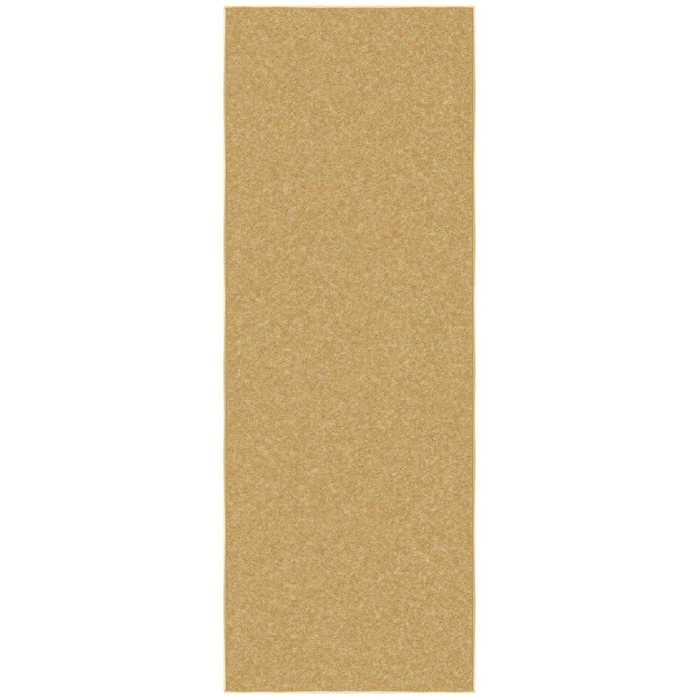 Ottomanson Ottohome Non-Slip Solid Area Rug For Living Room, Hallway Runner, Entryway Rug