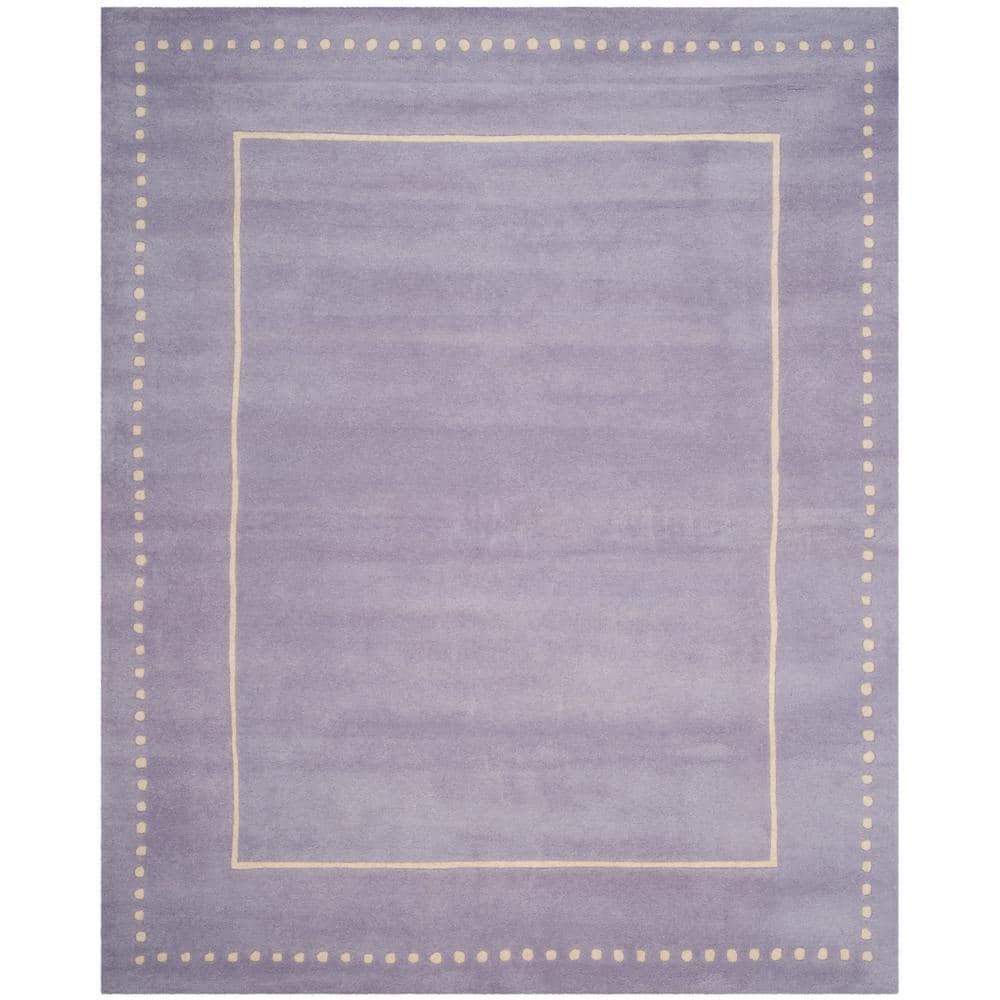 Bella BEL151 Hand Tufted Area Rug - Lavander/Ivory - 8'x10' - Safavieh.