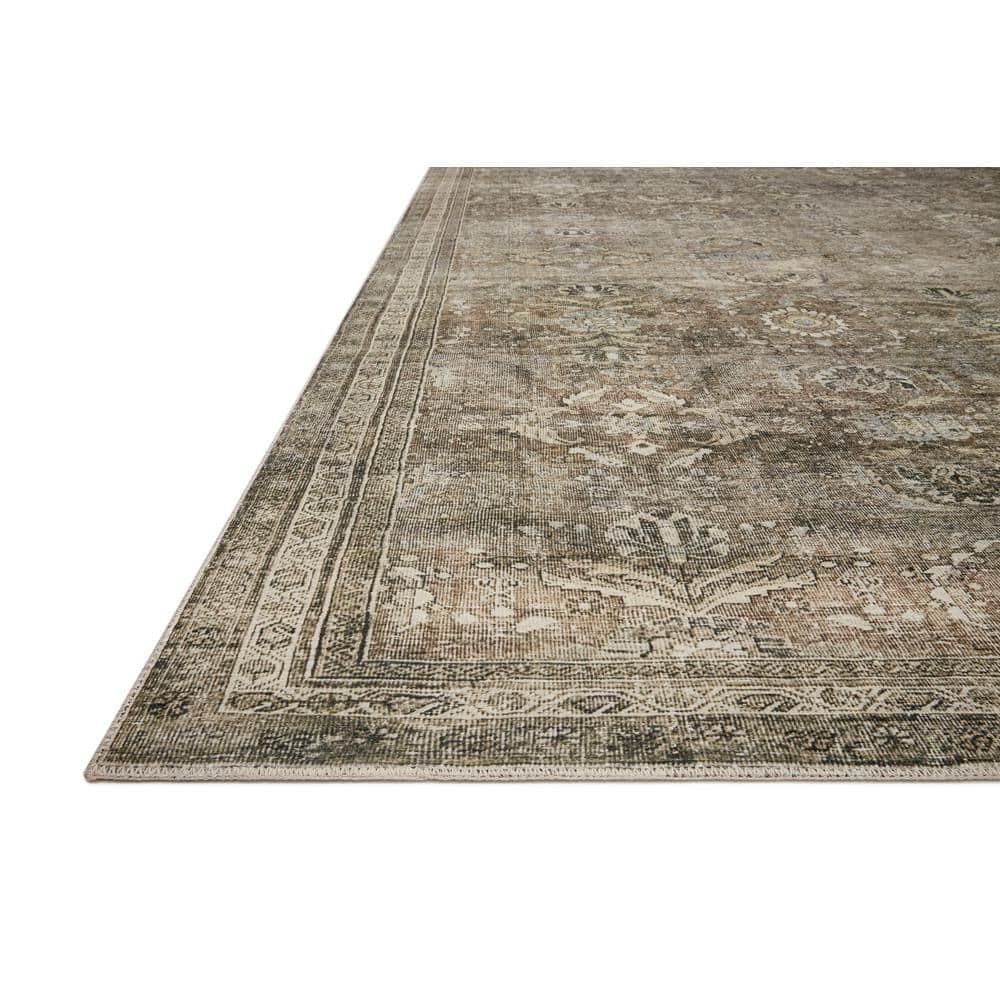 Layla Antique Moss Rectangular Polyester Area Rug