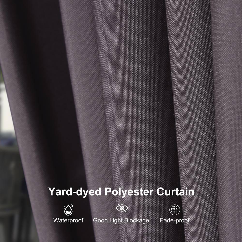 Purple Leaf Aluminum Patio Gazebo