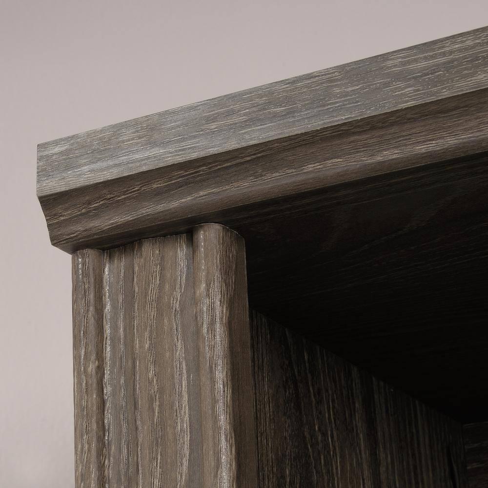 Sauder Hammond Library Bookcase Hutch, Emery Oak Finish