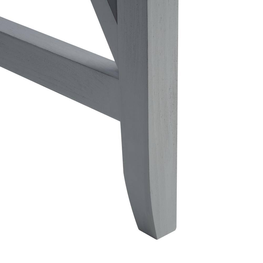 Kaytee Desk - DSK5713 - Distressed Grey - Safavieh