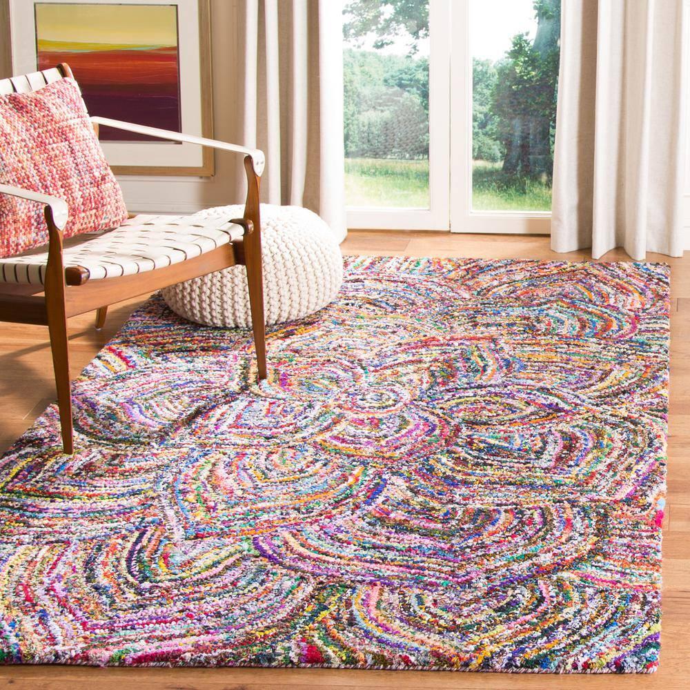 Nantucket NAN437 Hand Tufted Accent Rug - Multi - 2'3"x4' - Safavieh.
