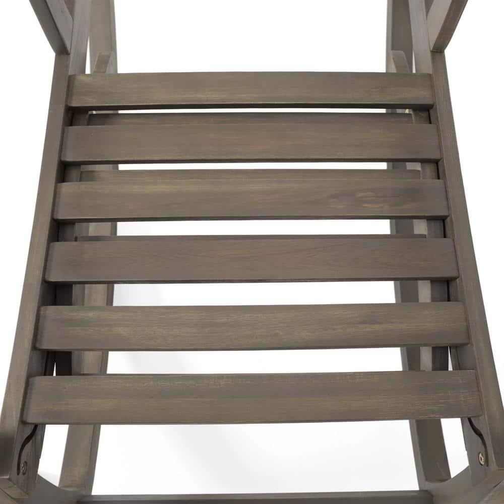Highland Dunes Outdoor Cathleen Rocking  Solid Wood Chair