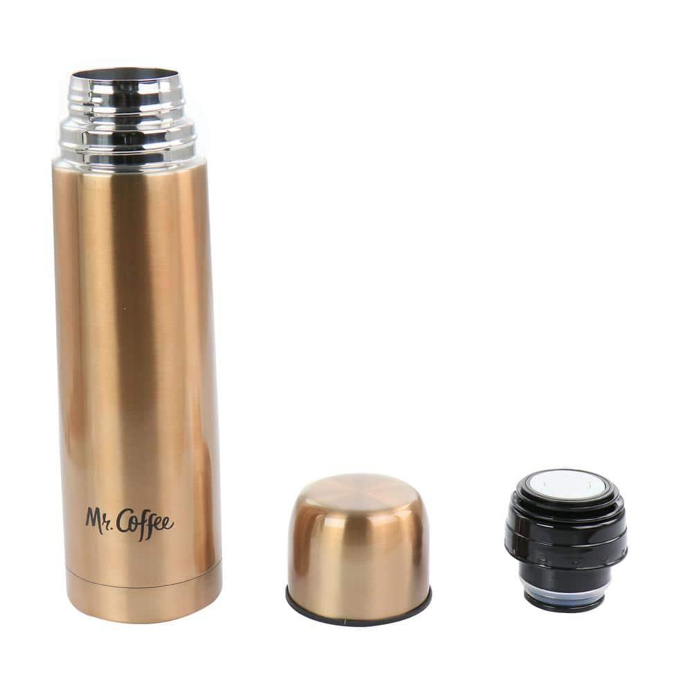 Mr. Coffee Double Wall Stainless Steel Water Bottle and Travel Mug Set