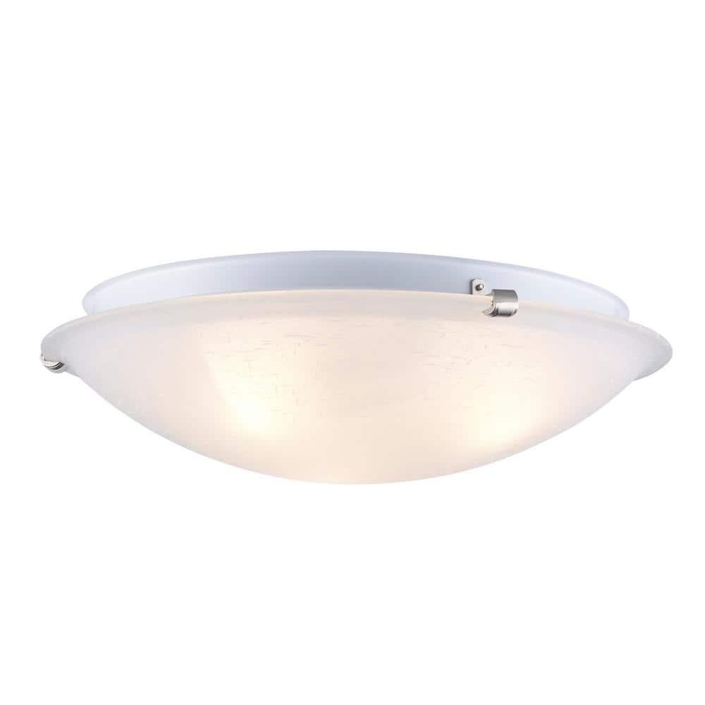 58601 BN-Trans Globe Lighting-Constellation - 16 Inch Three Light Flush Mount