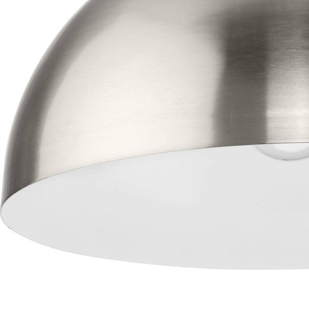 Progress Lighting, Perimeter, 1-Light Pendant, Brushed Nickel, Open Shade