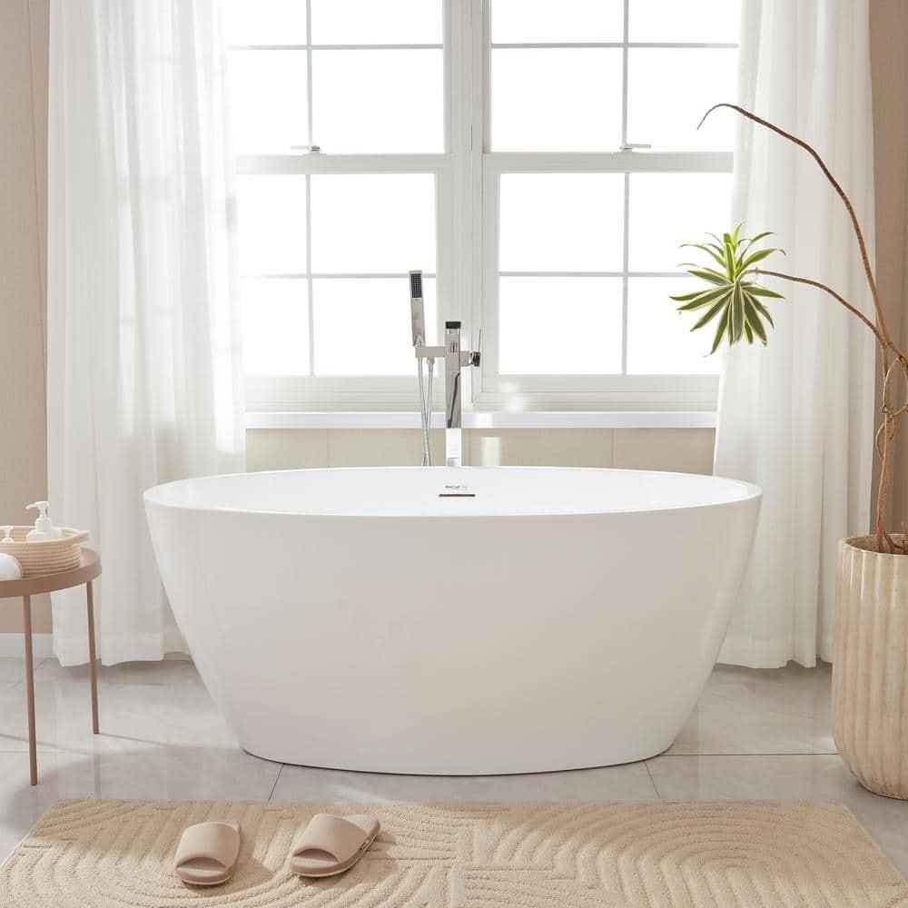 Freestanding Soaking Acrylic Bathtub