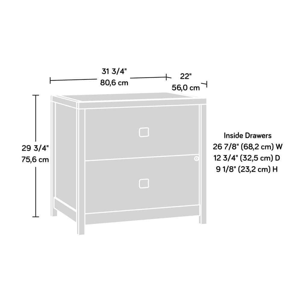 Sauder Cannery Bridge Lateral File Sindoori Mango: 5-Year Warranty, Laminate Finish, MDF, Metal Hardware, 2 Drawers