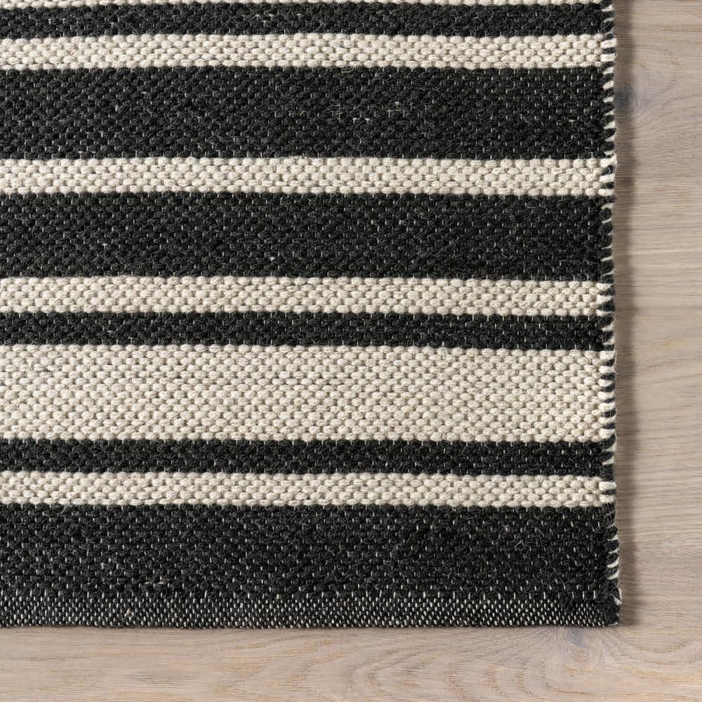 Frenshe Interiors x Rugs USA Bowery Striped Wool Area Rug | Wayfair