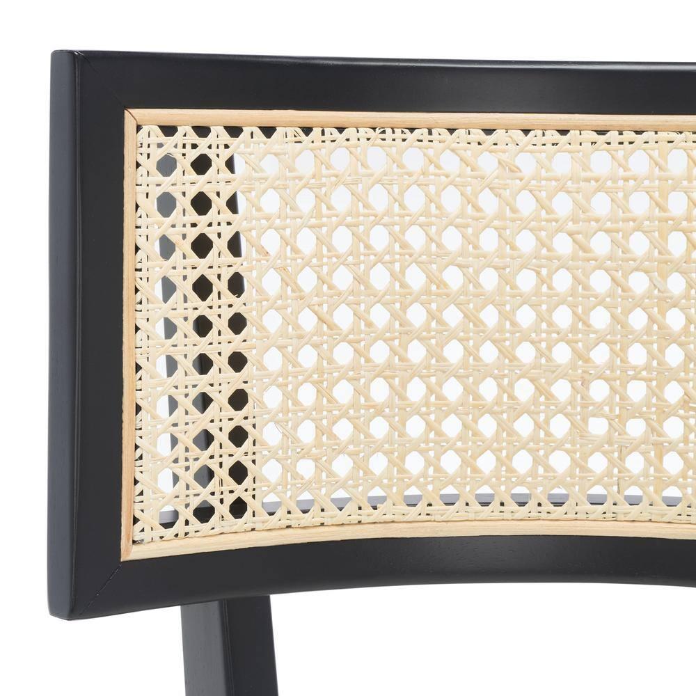 Galway Cane Dining Chair - DCH1007 - Black/Natural - Safavieh