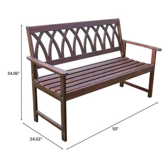 Northbeam BCH0330610810 Criss Cross Garden Bench