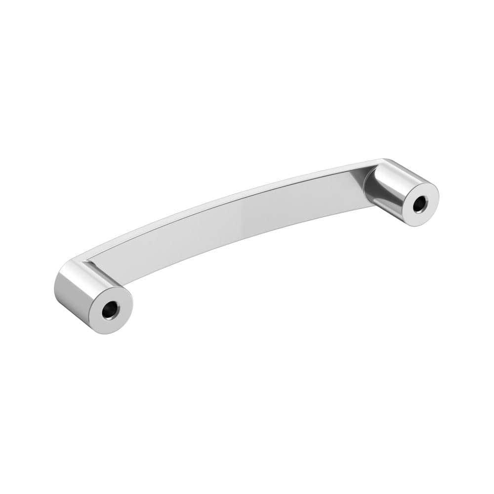 Amerock Rift 3-3/4 inch (96mm) Center-to-Center Polished Chrome Cabinet Pull