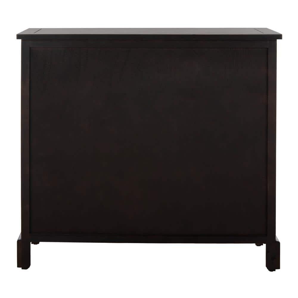 Herman Storage Unit with Wicker Baskets - Brown - Safavieh.