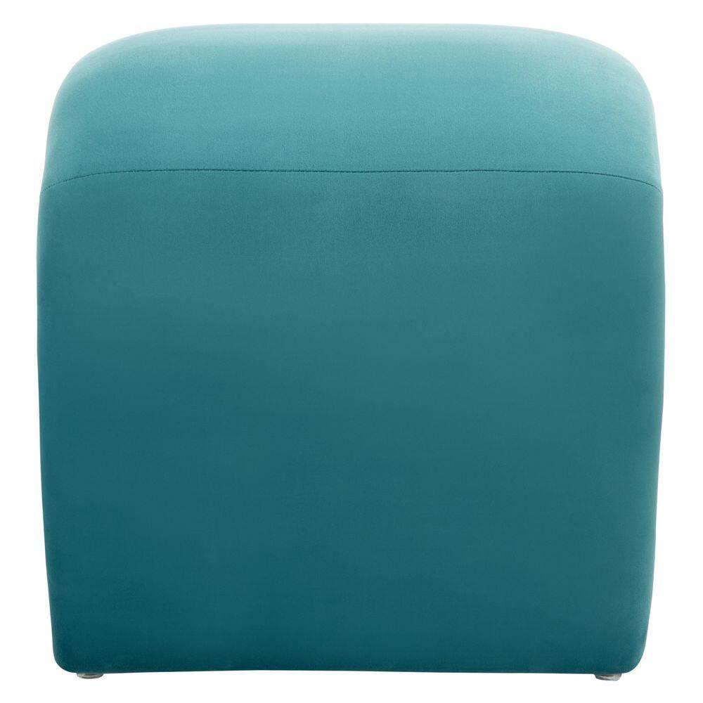 Kibo Ottoman - Sea Blue - Safavieh