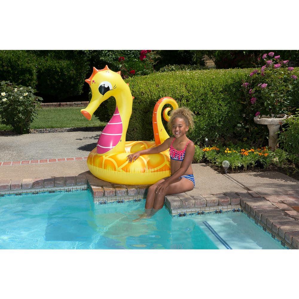 Poolmaster 48" Yellow Seahorse Tube