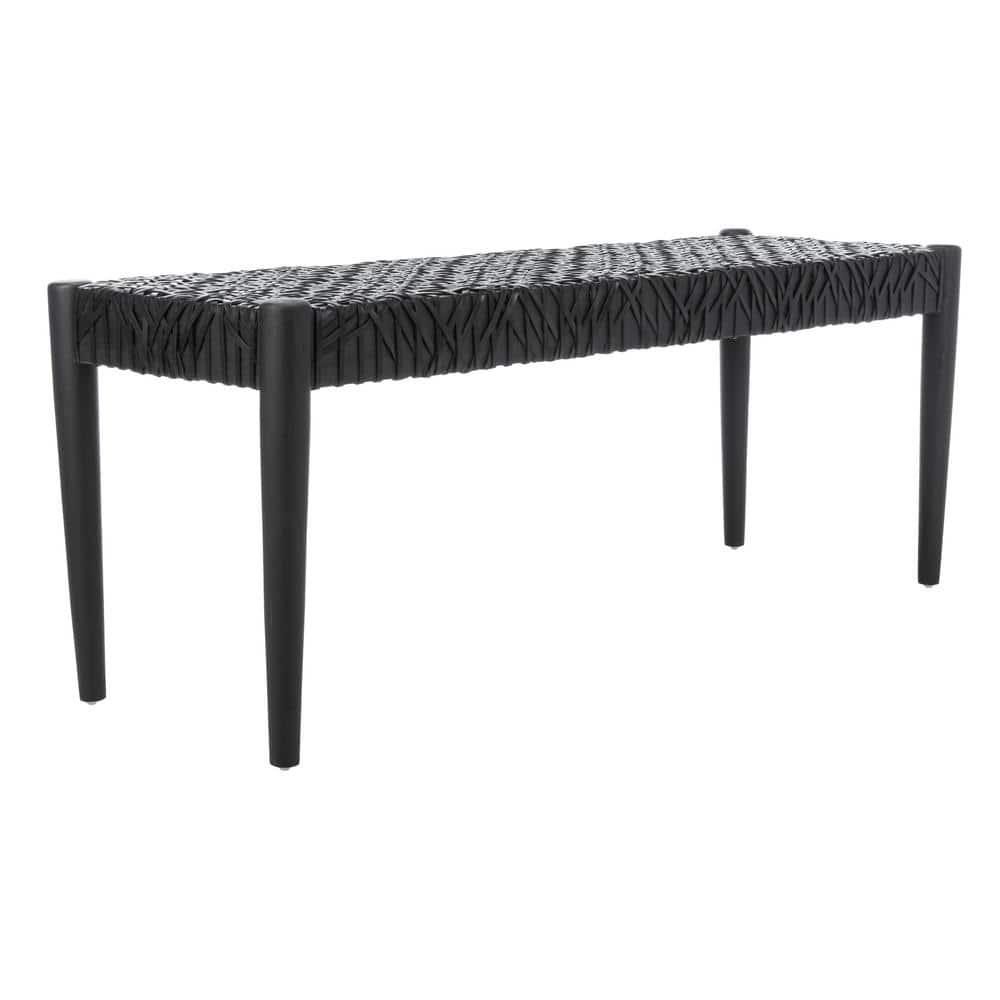 Kazbah 47" Genuine Leather Bench