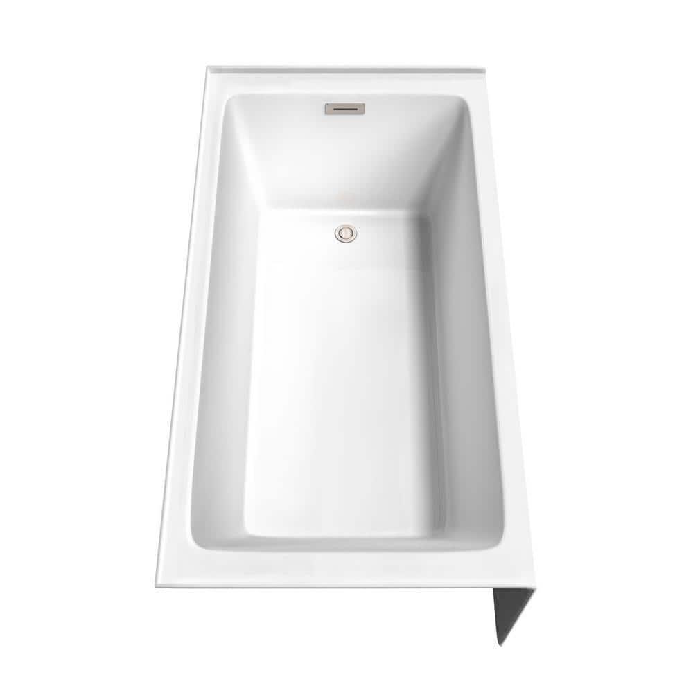 Grayley 60'' x 32'' Alcove Soaking Acrylic Bathtub