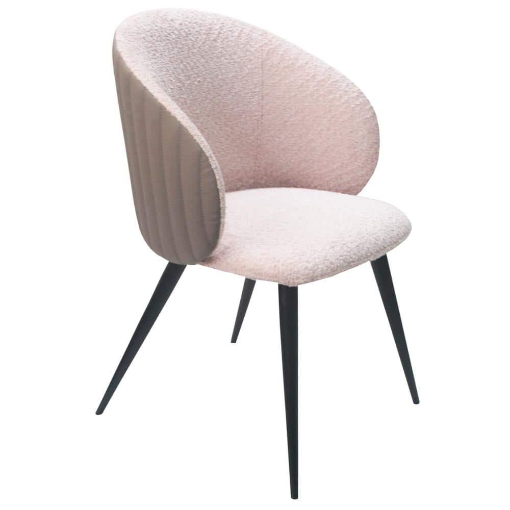 Modrest Marnie Contemporary Gray & Cream Dining Chair