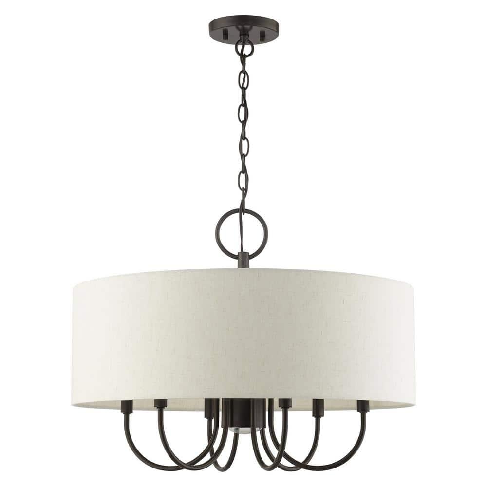 Livex Lighting Blossom 7 - Light Pendant in  English Bronze