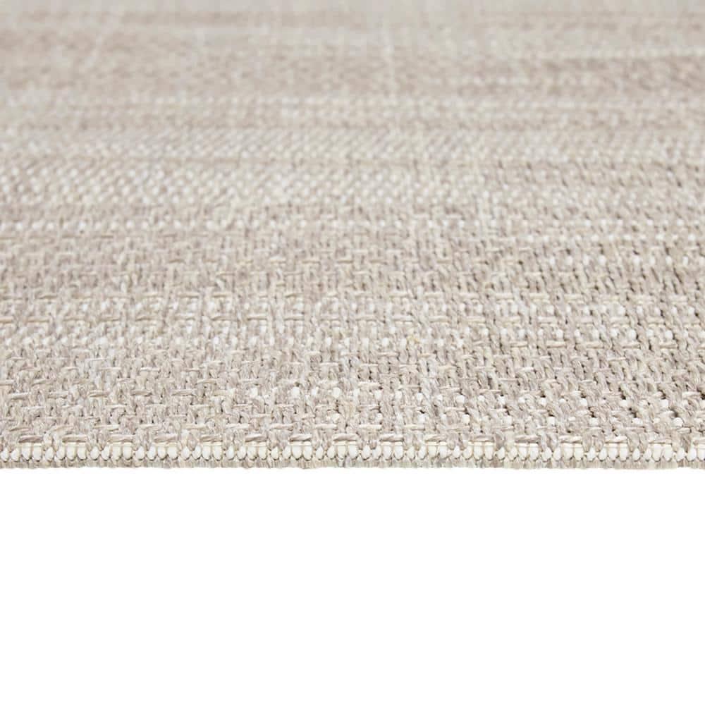 7'10" x 10' Renwick Textured Rectangular Indoor/Outdoor Rug Beige - Balta Rugs: Machine Made, Stain-Resistant, OEKO-TEX Certified