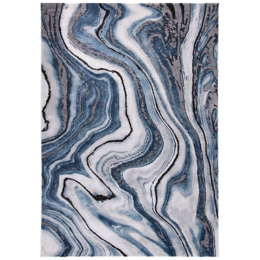 Craft CFT819 Loomed Indoor Area Rug - Blue/Grey - 4'x6' - Safavieh