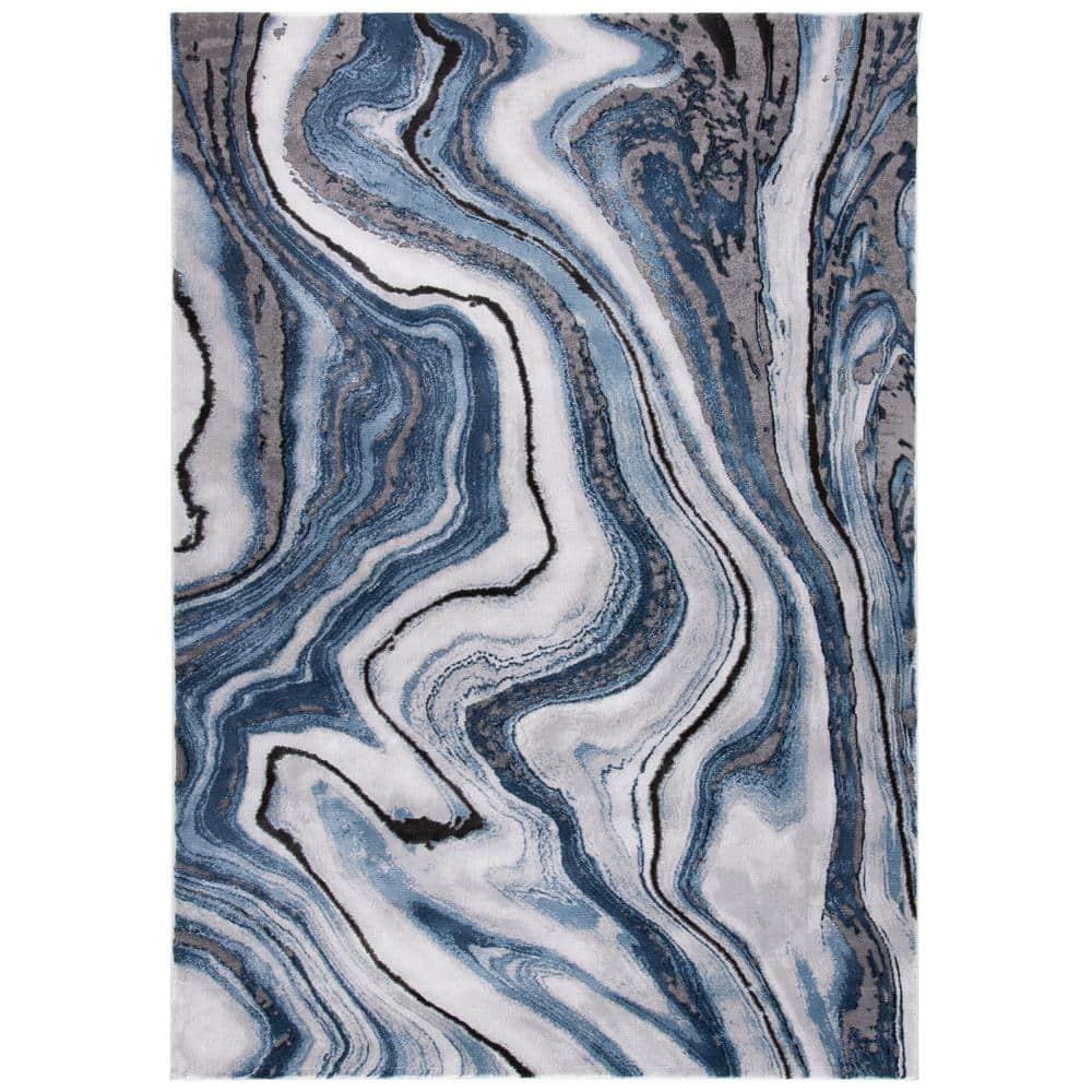 Craft CFT819 Loomed Indoor Area Rug - Blue/Grey - 8'x10' - Safavieh