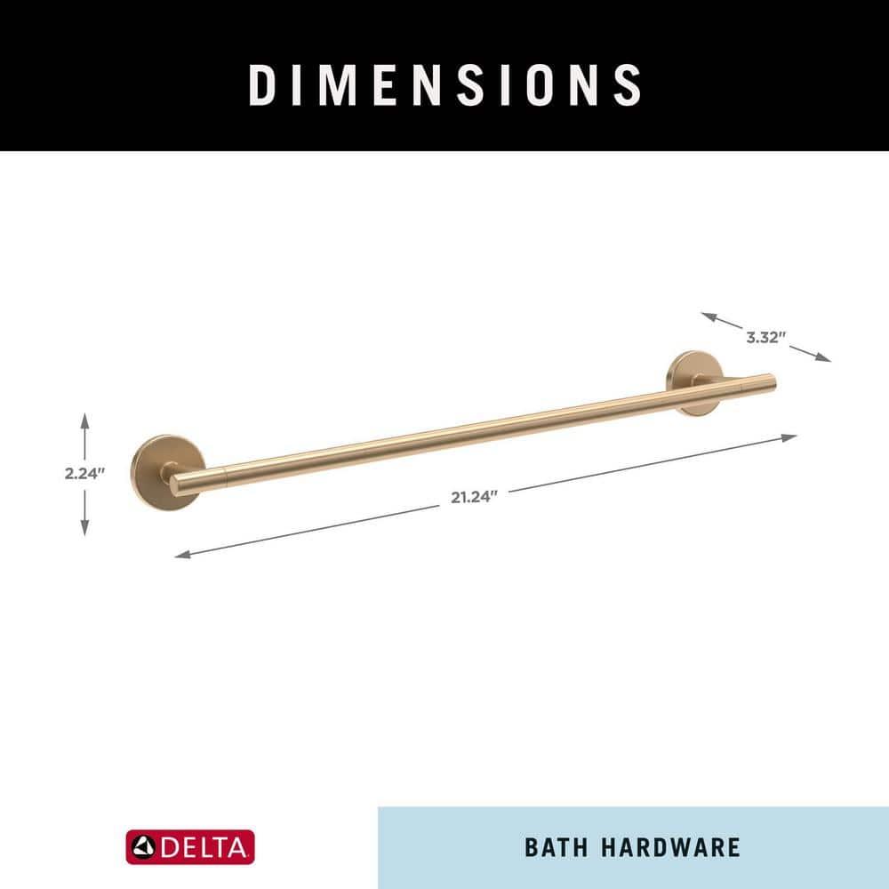 Delta Trinsic 18" Towel Bar, Champagne Bronze