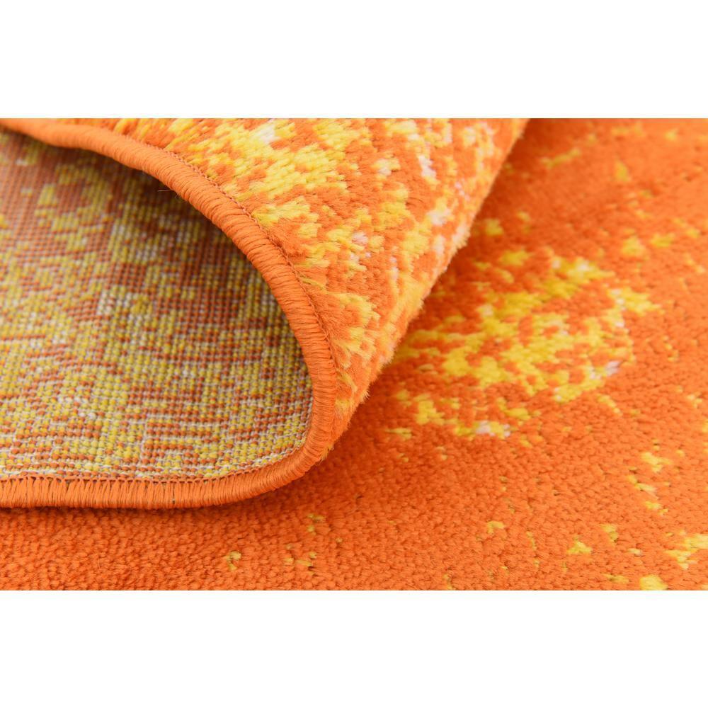 Unique Loom 8' 0 x 10' 0 Sofia Casino Orange Area Rug
