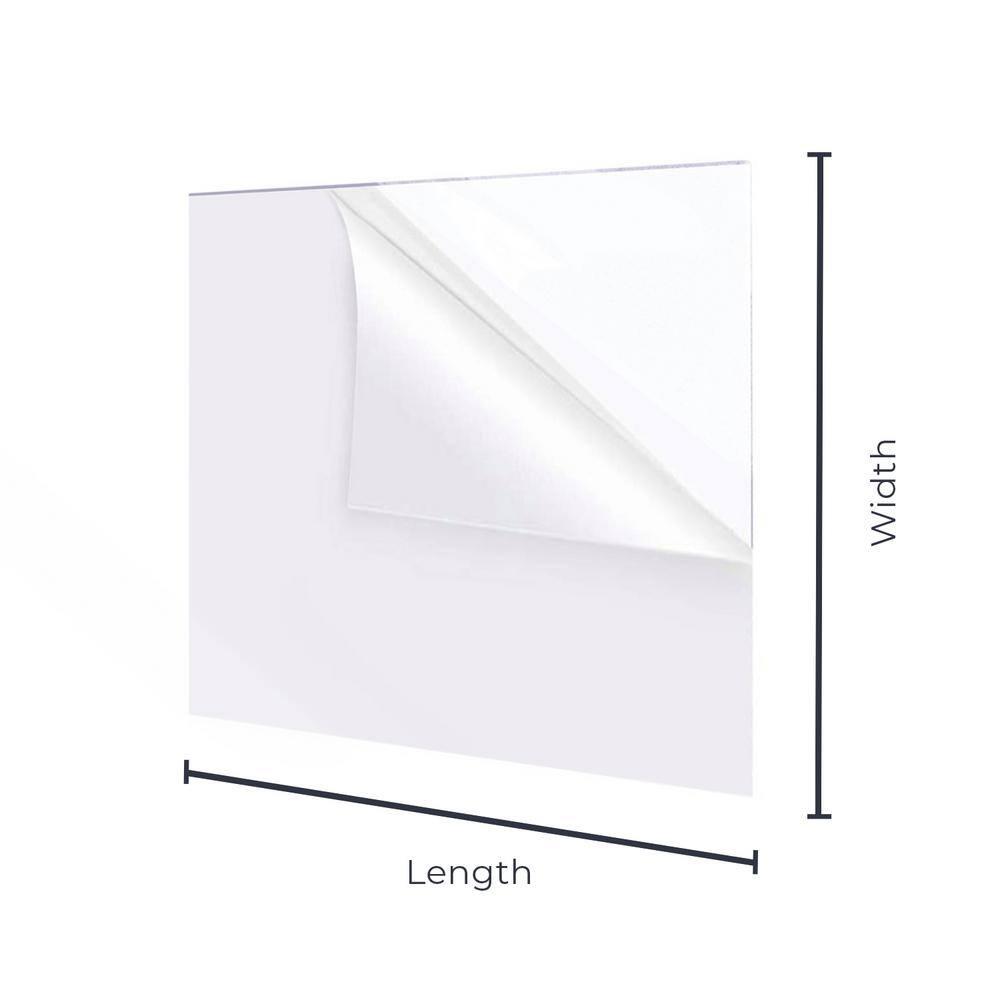 Fab Glass and Mirror Acrylic Sheet (Set of 2)