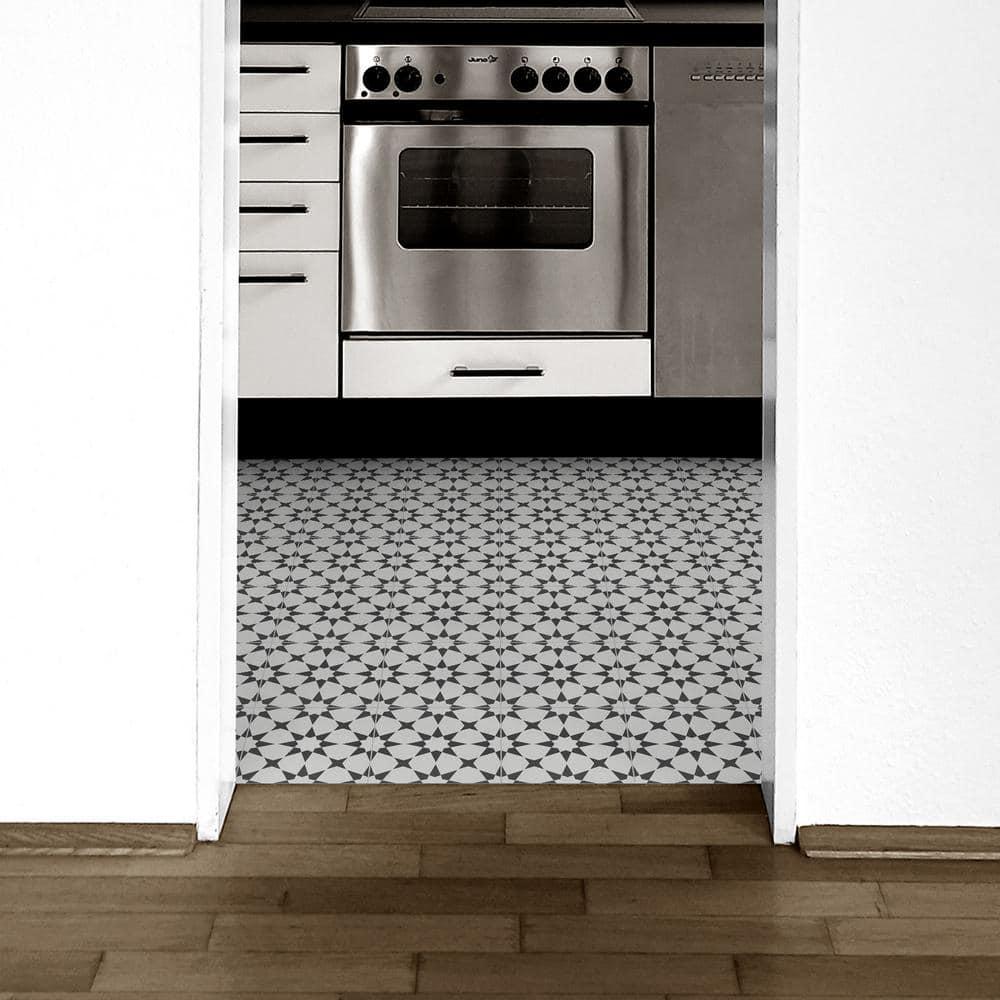 9" W x 9" L Peel & Stick Floor Tile Marrakech Luxury Vinyl Flooring