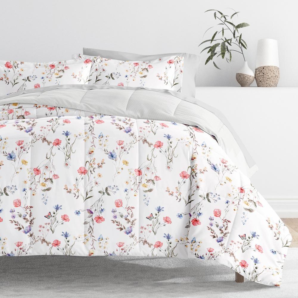 IEnjoy Home 7-Piece Bedding Bundle - Pattern Comforter and Sheet Set
