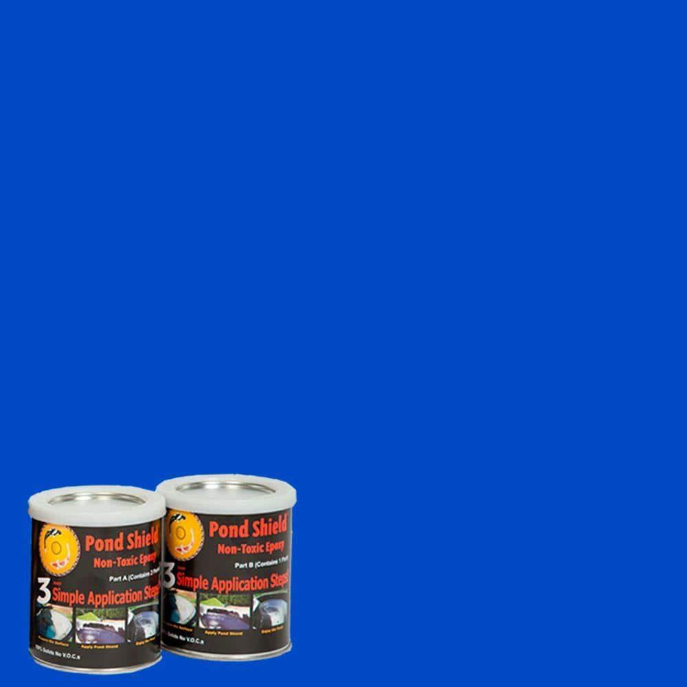 Fountain & Water Feature Restoration Paint Pond Shield Epoxy Pond Coating by Pond Armor Competition Blue