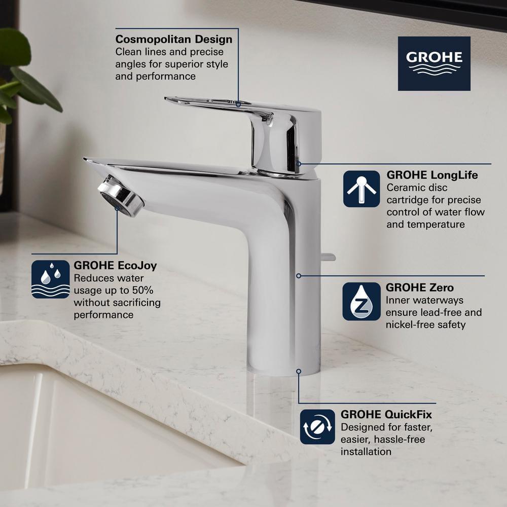 BauLoop Single Hole Bathroom Faucet