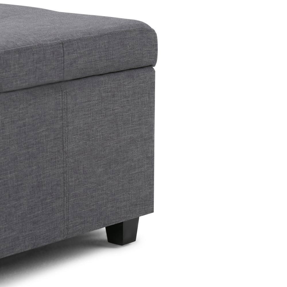 Simpli Home Castleford Large Storage Ottoman Bench