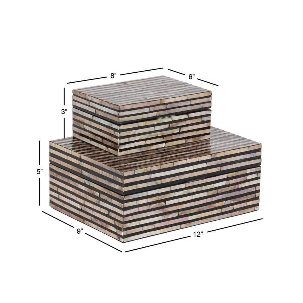 2 - Piece Handmade Decorative Box
